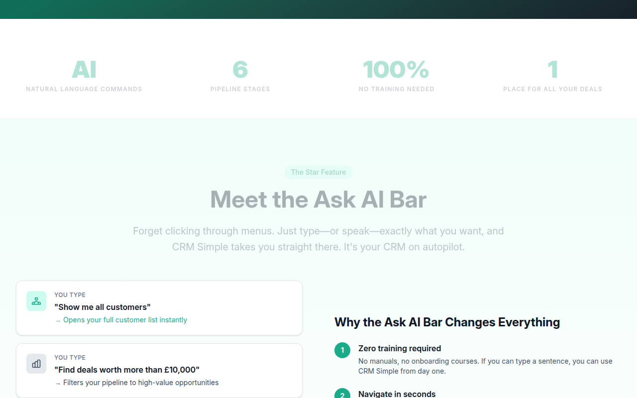 crmsimple.online Screenshot